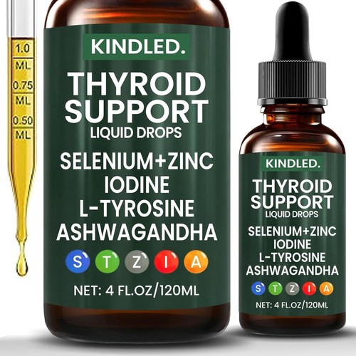 Kindled thyroid support drops - kindled,