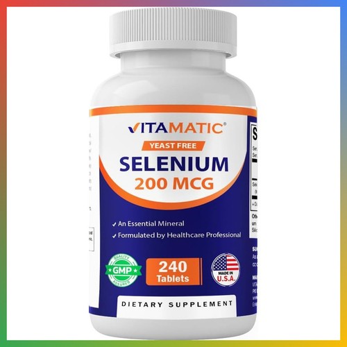 Yeast free selenium 200 - free, mcg