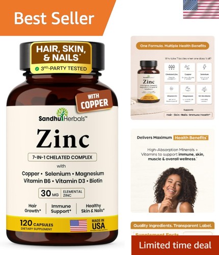 Zinc 30mg 120 capsules with - 30mg,