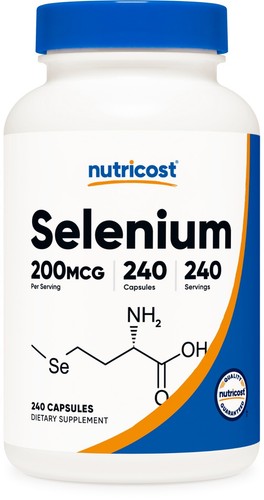 Nutricost selenium 200mcg 240 - nutricost,